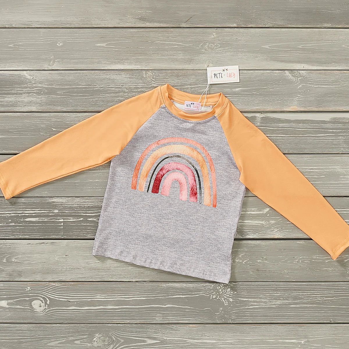 Watercolor Rainbows - Unisex Raglan Top